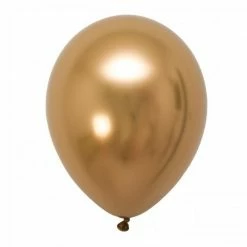 SA Balloons Gold Chrome Balloons