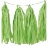 Party Express Baby Dinosaur Lime Green Tassels (12pcs)