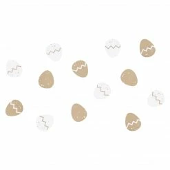 Ginger Ray Gold & White Easter Egg Table Confetti Decoration