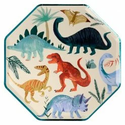 Meri Meri Dinosaur Kingdom Dinner Plates (8)