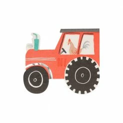 Meri Meri On The Farm Tractor Napkins (16)