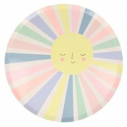 Meri Meri Tabletop Rainbow Sun Plates (12)