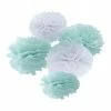 Ginger Ray Mint & White Pom Poms Bunny