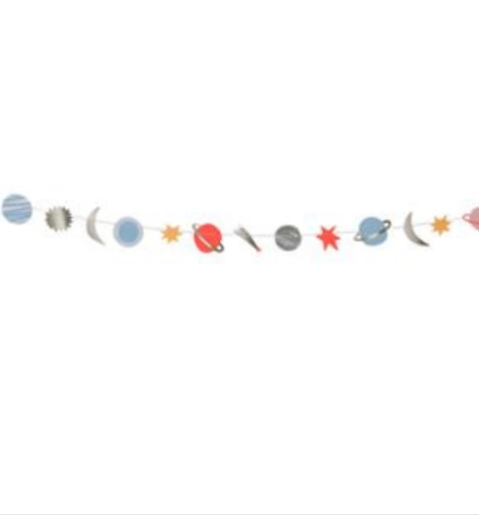 Meri Meri To The Moon Mini Garland 1 Meri Meri To The Moon Mini Garland