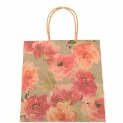 Bali Trading Gift Bags Floral Fancy Kraft Gift Bag