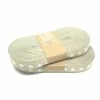WeaveWell Ribbon - Flax Woven Dot - Natural / Light Cream