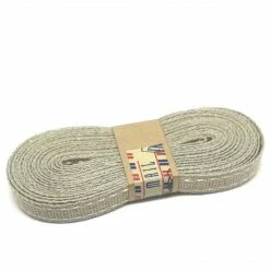 WeaveWell Ribbon - Flax Saddle Stitch - Natural / Light Cream