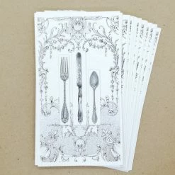 Must Love Party DIY Antique Cutlery Gift Tags / Place Cards (25 Pk)