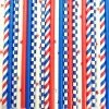 Must Love Party Pop Of Colour - Reds & Blues Paper Straws