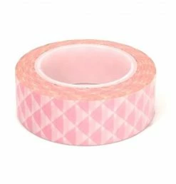Cotton Candi Washi Tape - Light Pink Triangles