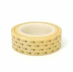 Cotton Candi Washi Tape - Gold Dot