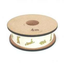 Dazzling Daisies Ribbon - Golden Bunnies Bunny