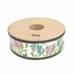 Dazzling Daisies Ribbon - Proteas Burgundy