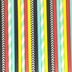 Must Love Party Pop Of Colour - Racing Cars Paper Straws
