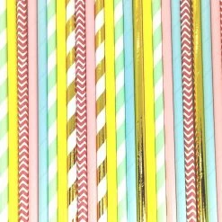Must Love Party Pop Of Colour - Circus Carnival Straws