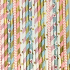 Must Love Party Pop Of Colour - Fairy Paper Straws