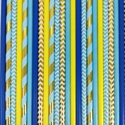 Fancy Parties Pop Of Colour - Under The Sea Paper Straws