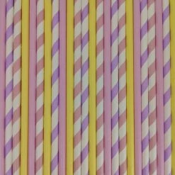 Must Love Party Pop Of Colour - Milkshake Paper Straws