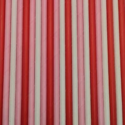 Party Deco Pop Of Colour - Valentine's Paper Straws