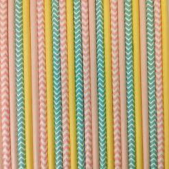 Must Love Party Pop Of Colour - Sorbet Paper Straws