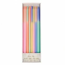 Meri Meri Retro Roller Skate Fun Multi Colour Block Candles