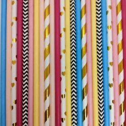 Must Love Party Pop Of Colour - Alice In Wonderland Paper Straws