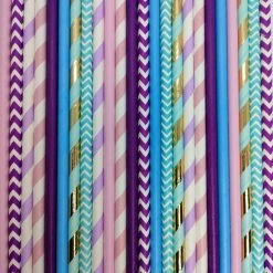Must Love Party Pop Of Colour - Mermaid Magic Paper Straws