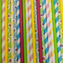 Must Love Party Pop Of Colour - Garden Perfection Paper Straws