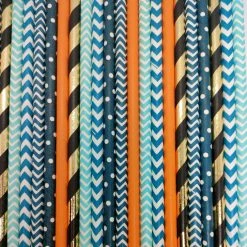 Must Love Party Pop Of Colour - Locomotive Paper Straws