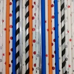 Must Love Party Pop Of Colour - Space Paper Straws