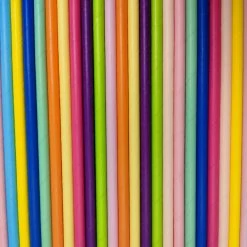 Must Love Party Pop Of Colour - Rainbow Paper Straws