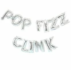 Ginger Ray Pop, Fizz, Clink Foil Balloon