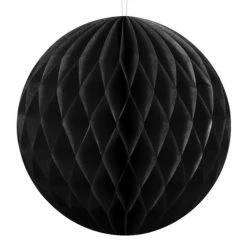 Party Deco Honeycomb Ball Black