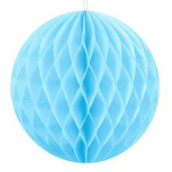 Party Deco Honeycomb Ball Sky Blue Alice In Wonderland