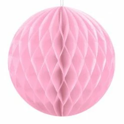 Party Deco Honeycomb Balls Light Pink (SELECT YOUR SIZE)