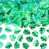 Party Deco Dinosaur Metallic Green Monstera Confetti