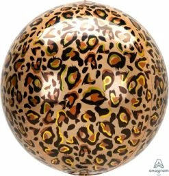 SA Balloons Leopard Print Orb Into The Wild