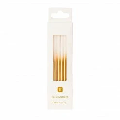 Talking Tables Luxe Gold & White Candles Bow Wow