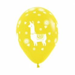 SA Balloons Yellow Llama Balloons (3)