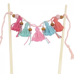 Must Love Party Mini Tassels And Beads Cake Bunting (SELECT YOUR COLOUR/THEME)