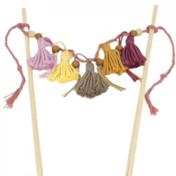 Must Love Party Mini Tassels And Beads Cake Bunting (SELECT YOUR COLOUR/THEME)