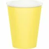 Party Express Plain Mimosa Paper Cups Tabletop