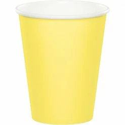 Party Express Plain Mimosa Paper Cups Tabletop