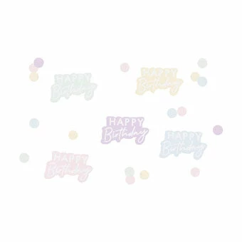 Ginger Ray Happy Birthday Table Pastel Confetti Unicorn 1 Ginger Ray Happy Birthday Table Pastel Confetti Unicorn