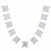 Ginger Ray Silver Foiled Just Married Bunting