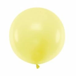 Party Deco Pastel Yellow Jumbo Latex Balloon