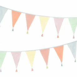 Talking Tables Alice In Wonderland Pastel Fabric Bunting