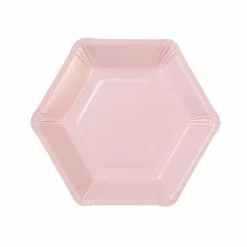 Talking Tables Tabletop Large Hexagonal Pastel Paper Plates