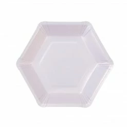 Talking Tables Tabletop Large Hexagonal Pastel Paper Plates