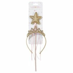 Talking Tables Gold Wand & Tiara Set Party Hats